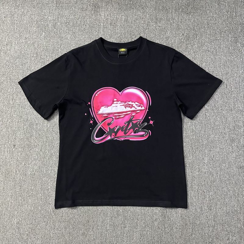 Corteiz Logo Letter Print Crew Neck Short Sleeve T‑Shirt Unisex