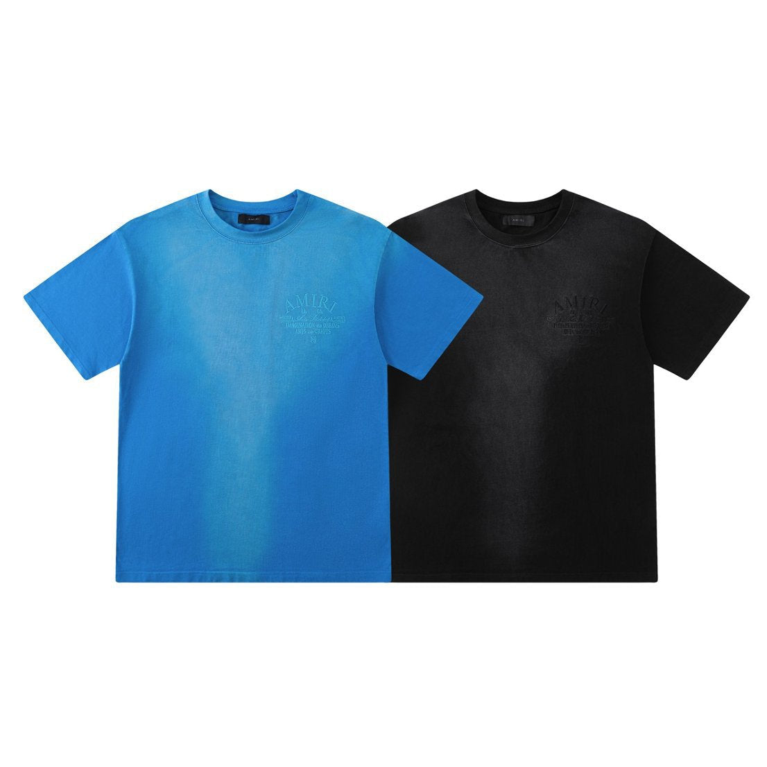 Amiri Club Letter Print Crew Neck Unisex T Shirt