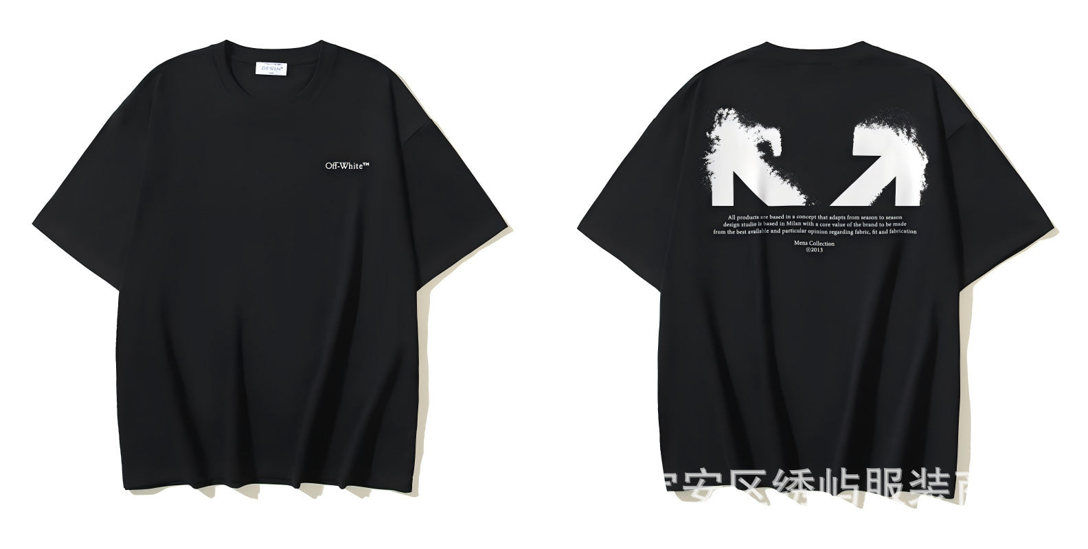 Figure Arrow Graphic Print Streetwear Crew Neck Short Sleeve T Shirt