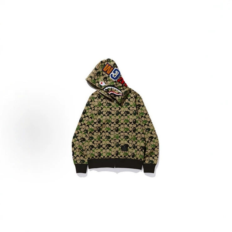 BAPE × COACH Shark Full Zip Hoodie