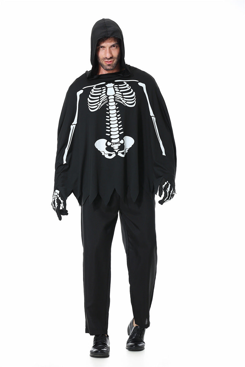 Halloween Men & Women Skeleton Ghost Bride Cosplay Couple Party Sets