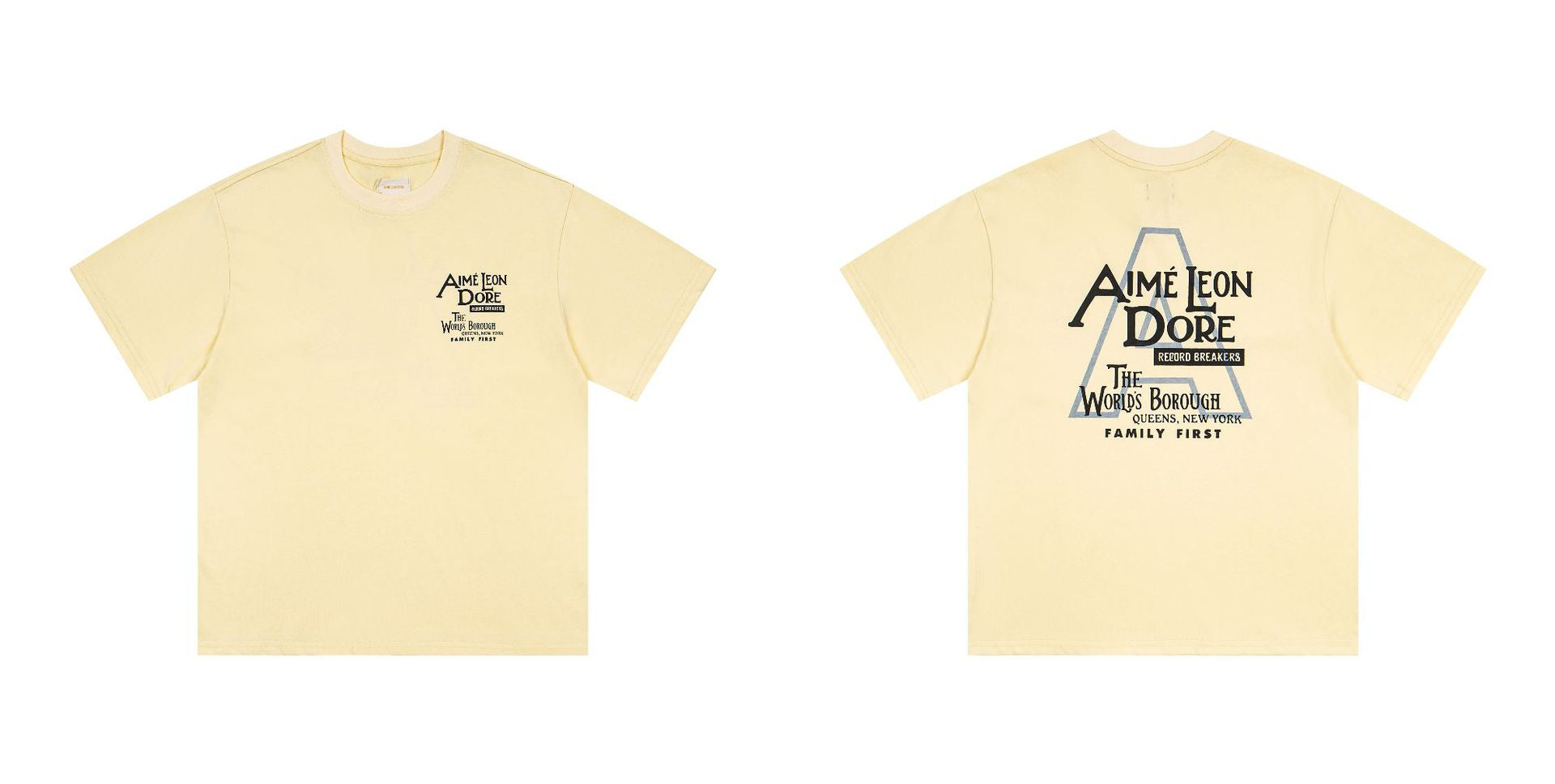 Aime Leon Dore Letter Graphic Crew Neck Short Sleeve T Shirt