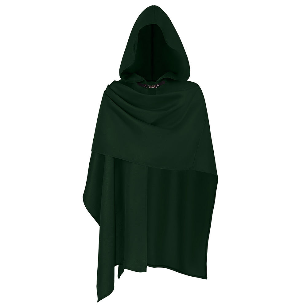 Halloween Medieval Hooded Shawl Cloak Dark Ranger Cosplay Cape