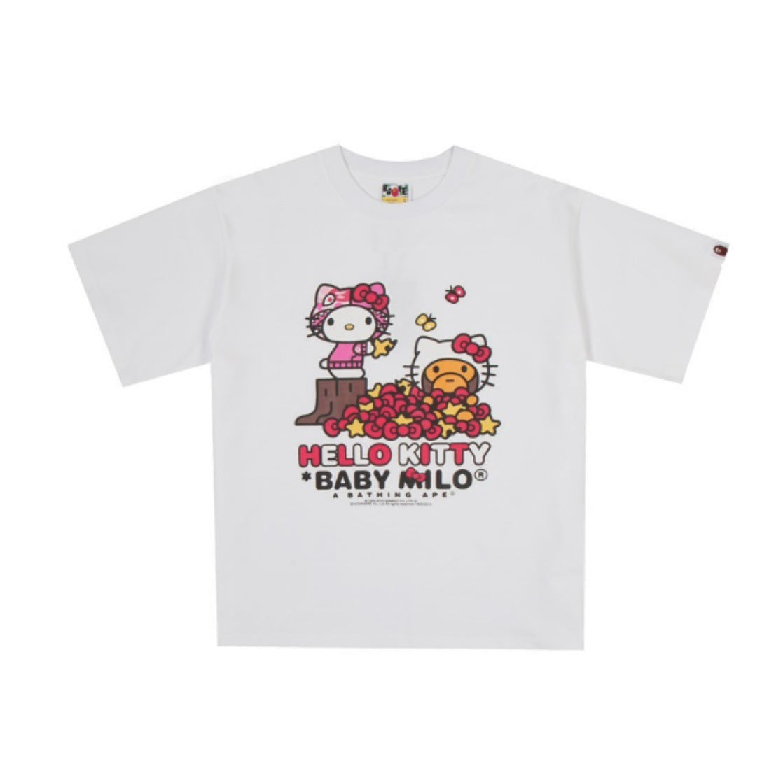 BAPE Baby Milo x Sanrio Characters Graphic T-Shirt Unisex