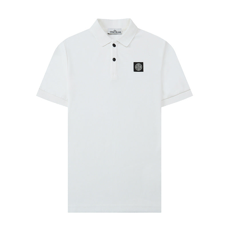 Stone Island Compass Patch Short & Long Sleeve Polo Shirt Streetwear