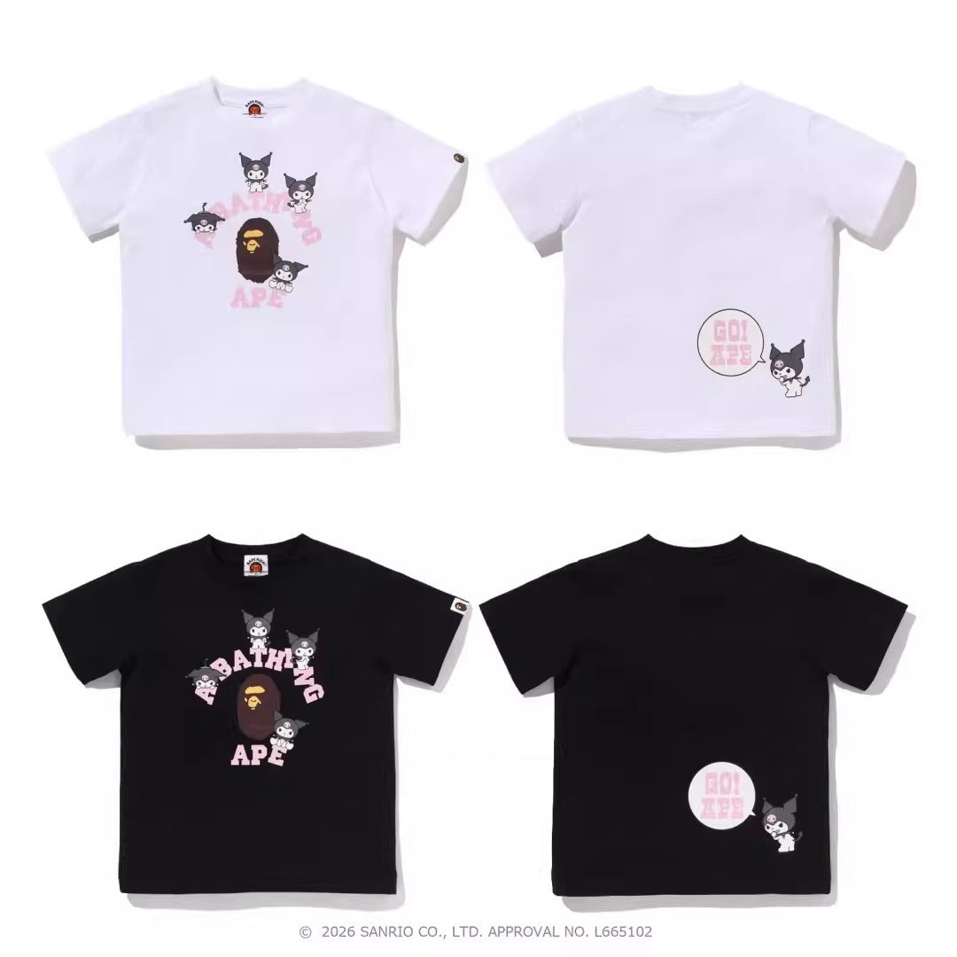 BAPE Baby Milo x Sanrio Characters Graphic T-Shirt Unisex