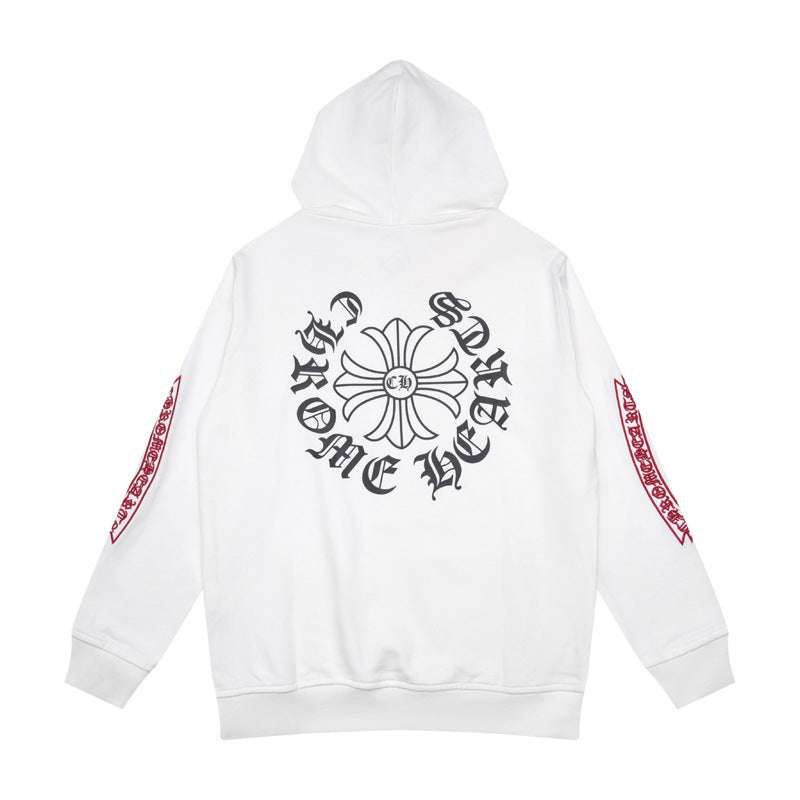 Chrome Hearts Multi‑Cross Graphic Oversized Hoodie Streetwear Unisex