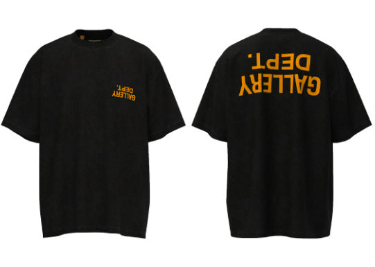 Gallery Dept Vintage Washed Graphic Short Sleeve Tee Streetwear Unisex