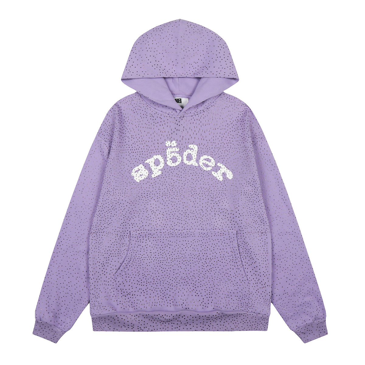 Sp5der VVS Full Rhinestone Hoodie & Sweatpants Tracksuit Set