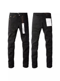 Purple Brand Men Stretch Skinny Ripped Printed Embroidered Denim Jeans