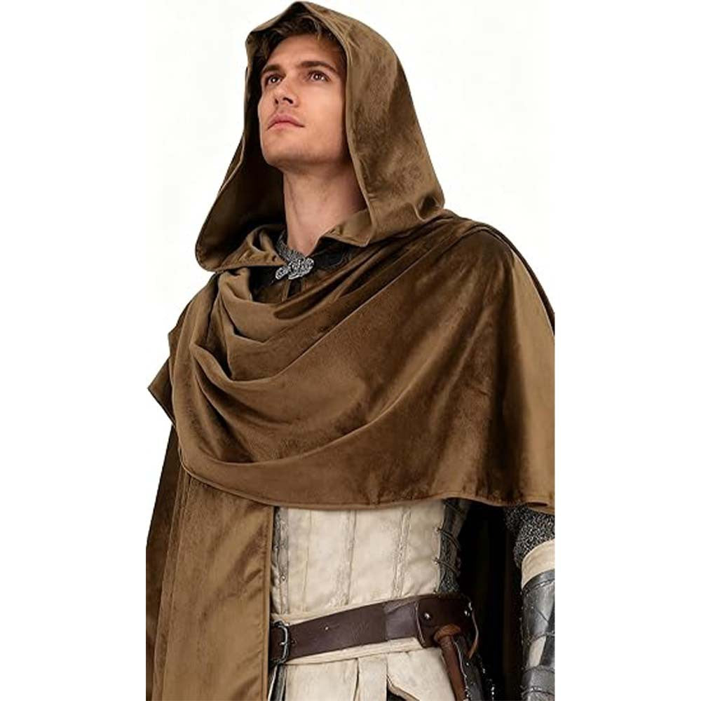 Halloween Medieval Hooded Shawl Cloak Dark Ranger Cosplay Cape