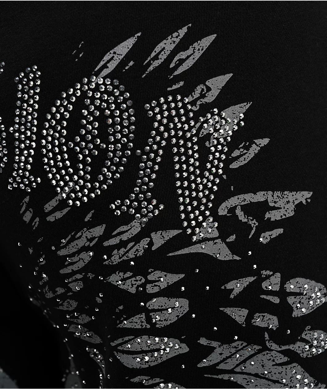 Y2K Vintage Stitch Zip Up Hoodie Horseshoe Embroidery