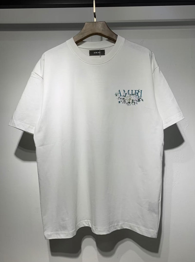 Amiri Multi‑Print Peace Dove Graffiti Oversized Tee Streetwear