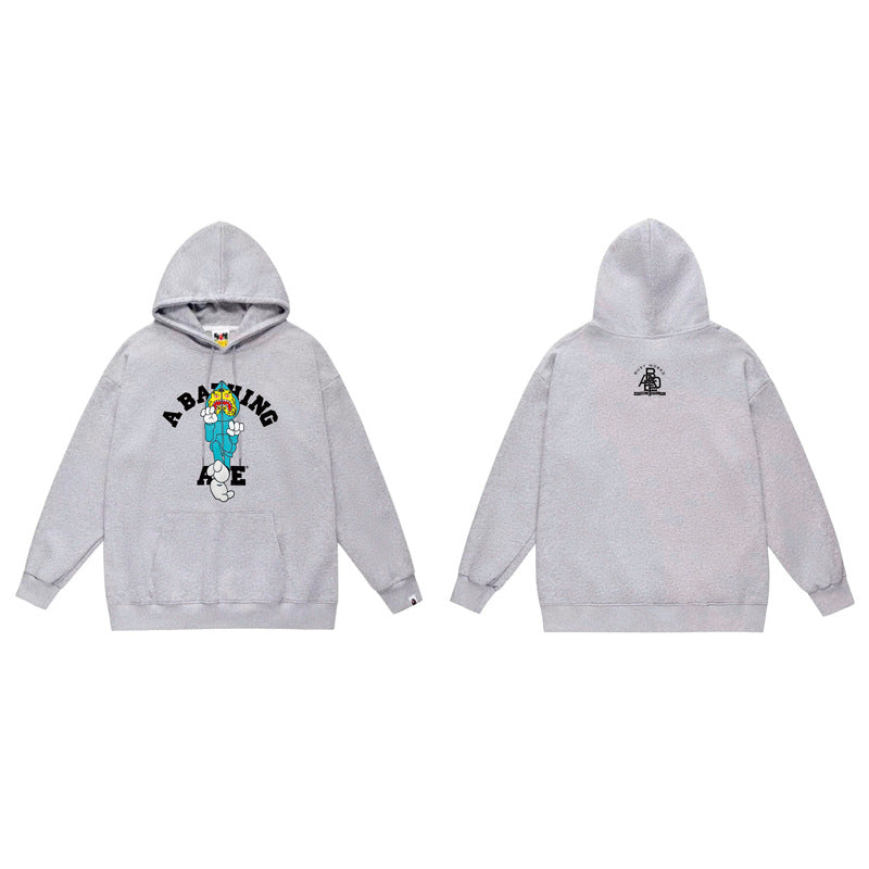 BAPE Ape Head Graphic Hoodie Camo Print Loose Cotton Pullover