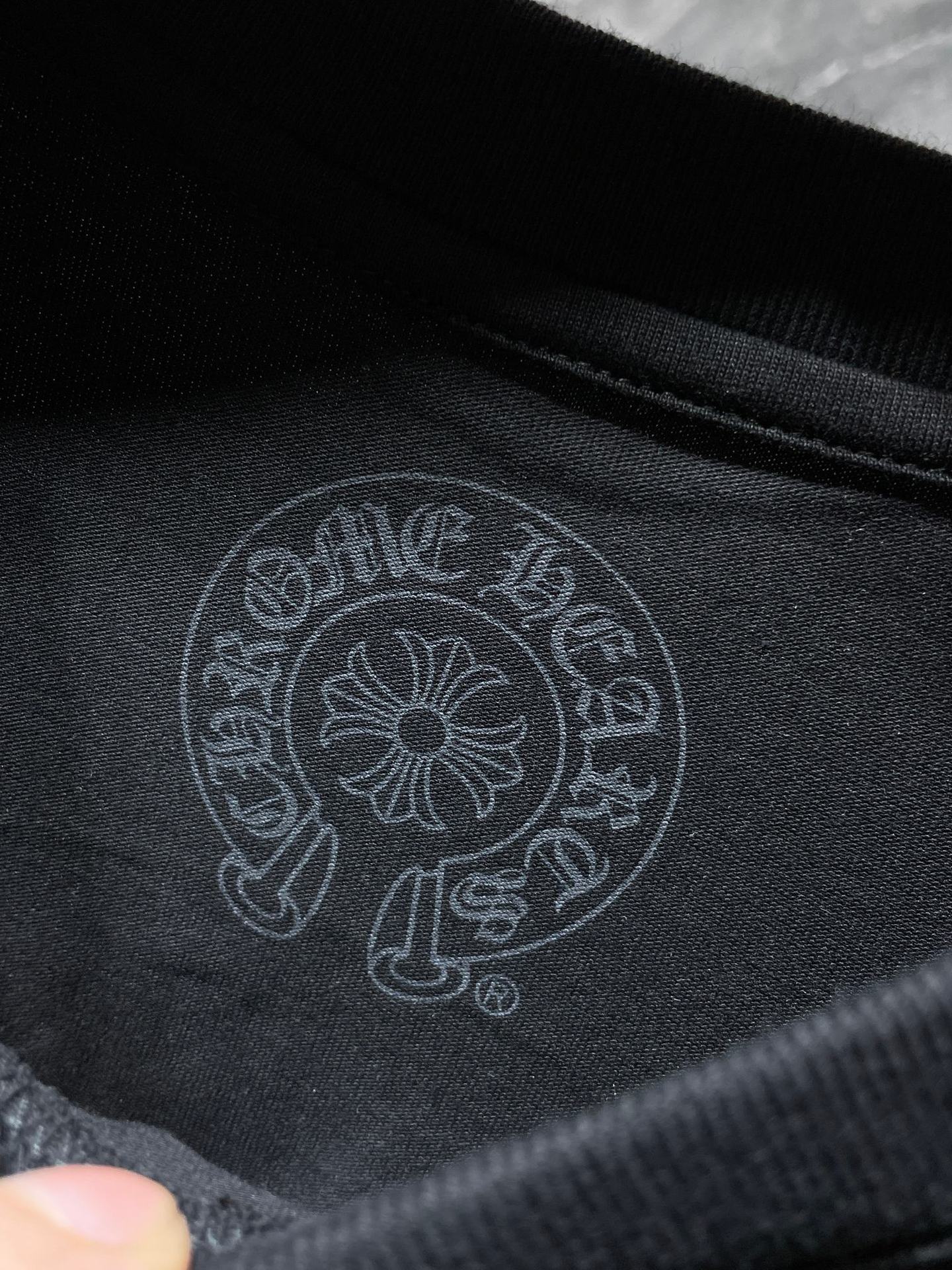Chrome Hearts Horseshoe Sanskrit Glow In Dark Short Sleeve Tee Unisex