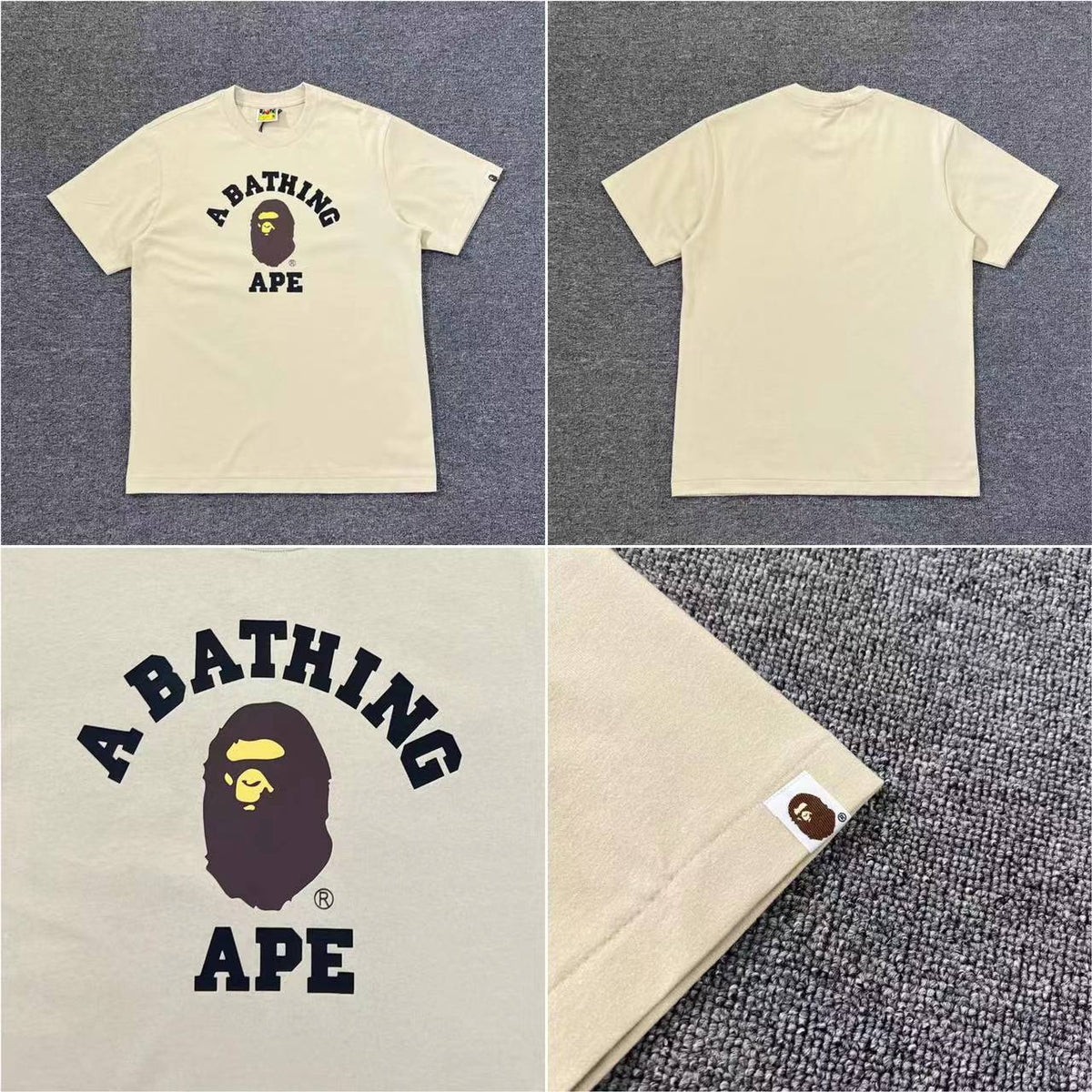 Bape Ape Head Camo Graphic Oversized Short Sleeve Tee Multi‑Style