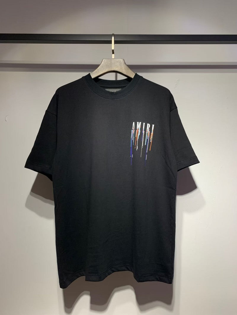 Amiri Multi‑Print Peace Dove Graffiti Oversized Tee Streetwear
