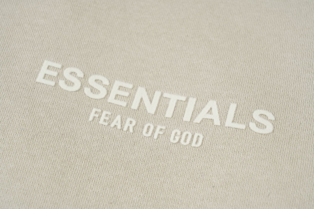 Fear Of God Essentials Flocked Small Letter Pullover Hoodie Unisex
