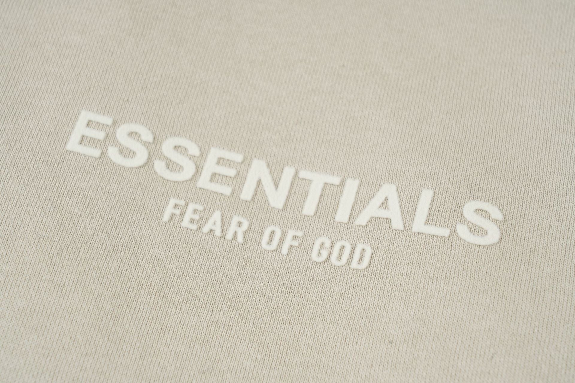 Fear Of God Essentials Flocked Small Letter Pullover Hoodie Unisex
