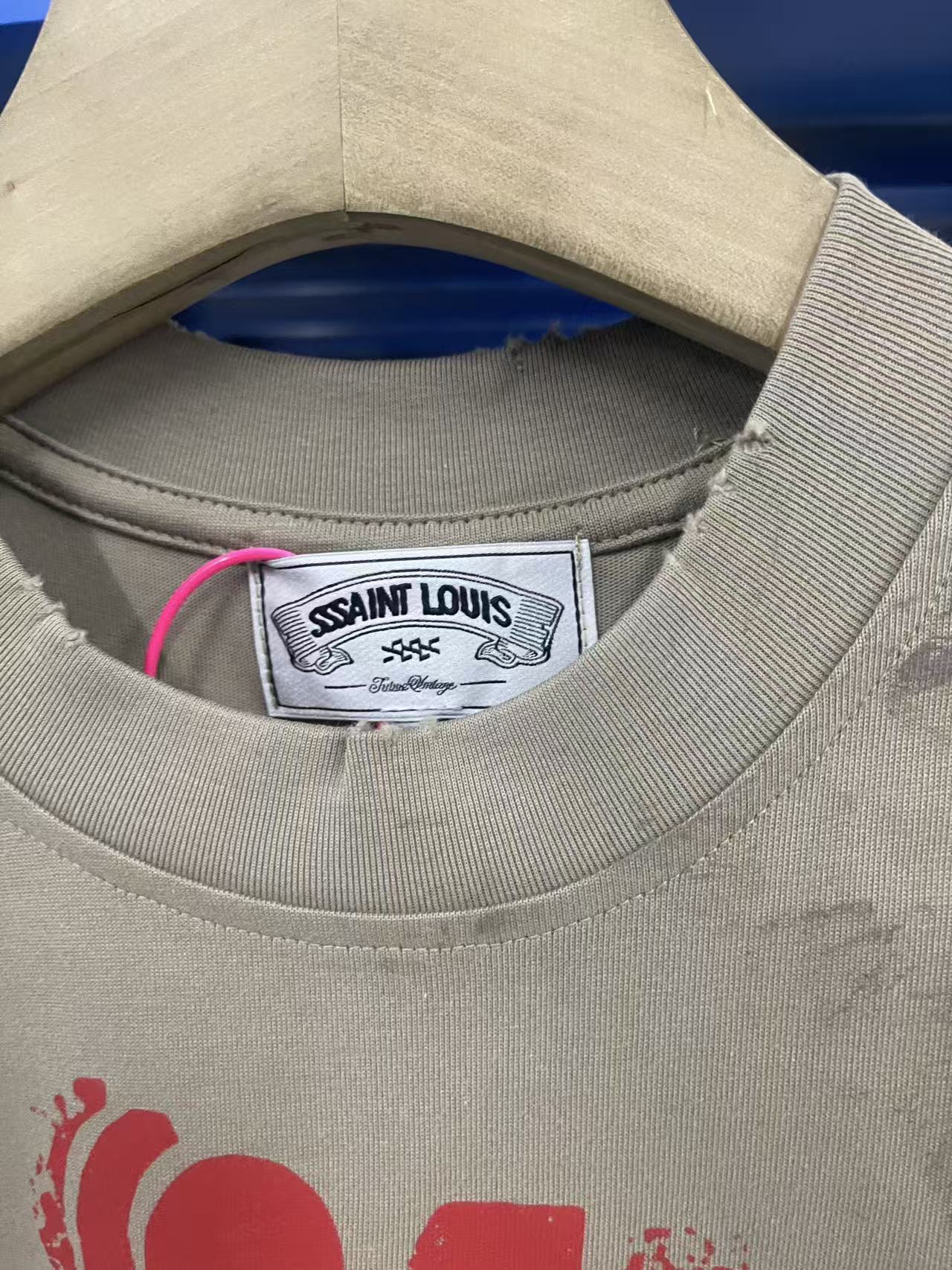 SSSAINT LOUIS Cartoon Graphic Washed Distressed Sleeveless Tank Top