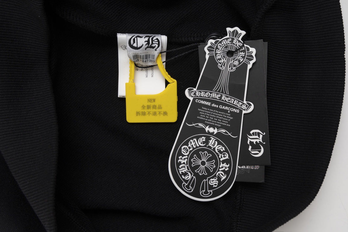 Chrome Hearts Hoodie Horseshoe Cross ST.BARTH Anchor Fleece Pullover