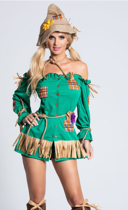 Halloween Women Scarecrow Zombie & Vampire Multi‑Style Cosplay Sets