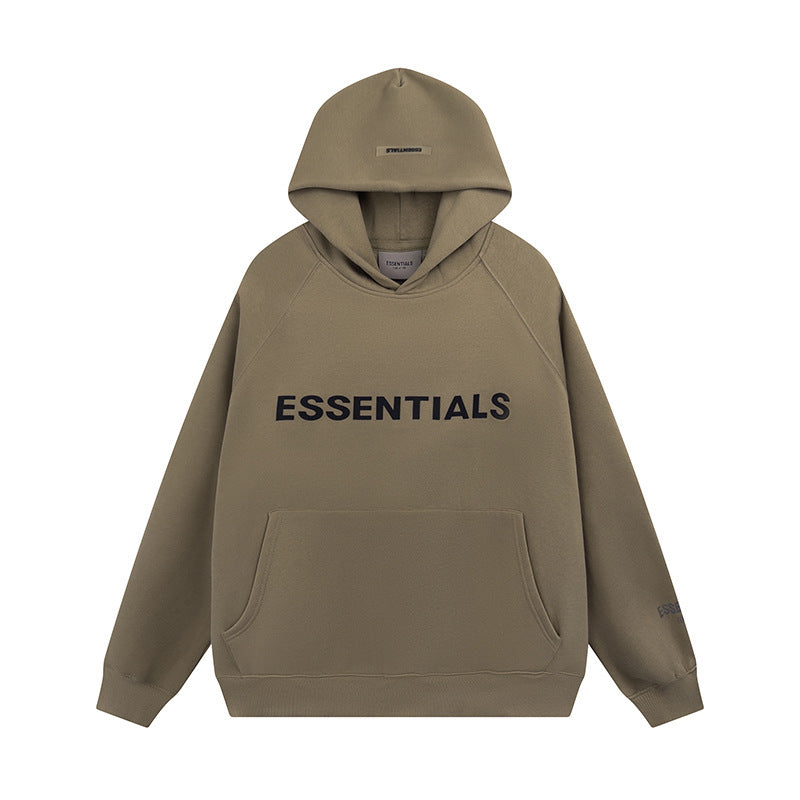Fear of God ESSENTIALS 3D Reflective Letter Hoodie Pullover sweatpants
