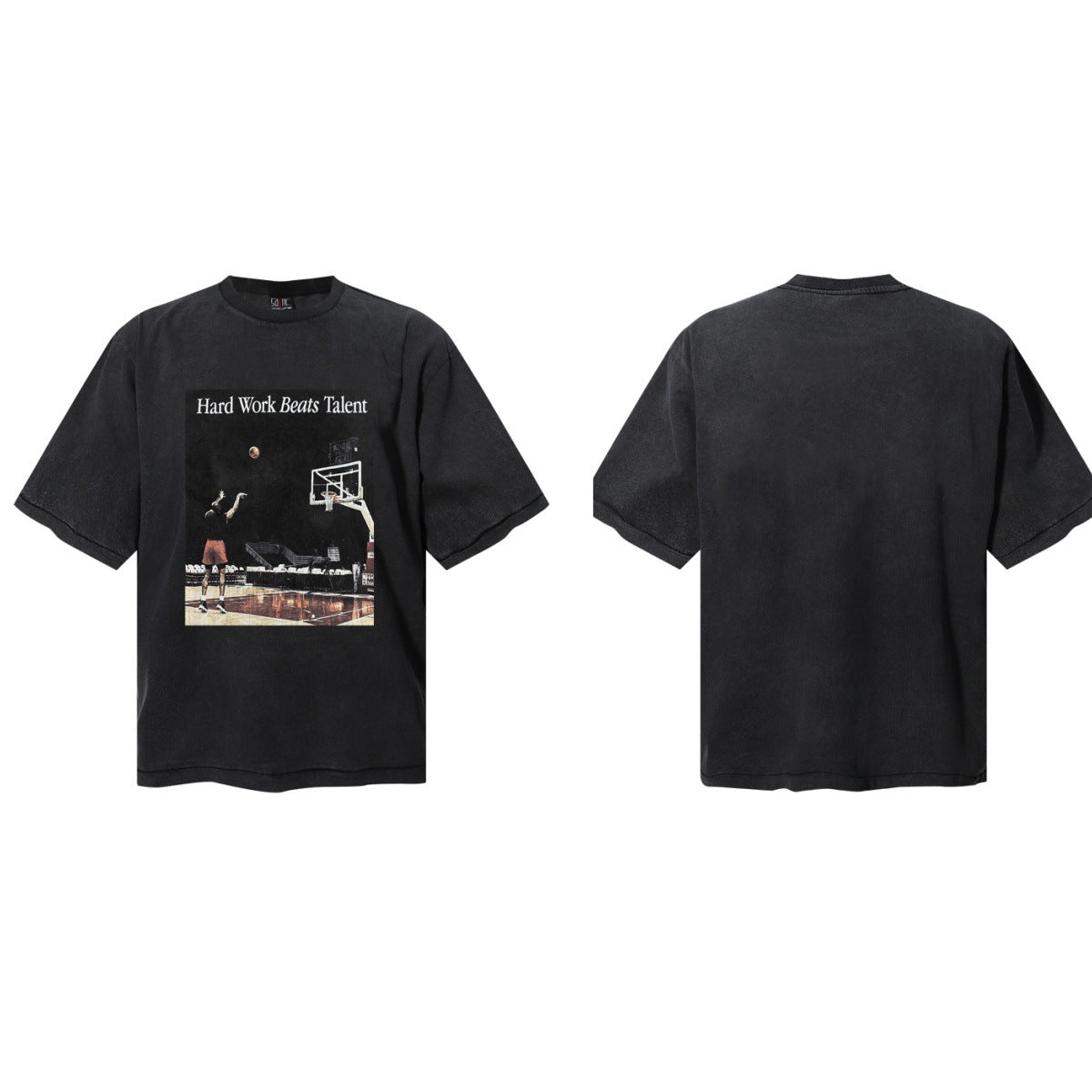 Saint Michael Vintage Washed Graphic Print Loose Streetwear T-Shirt