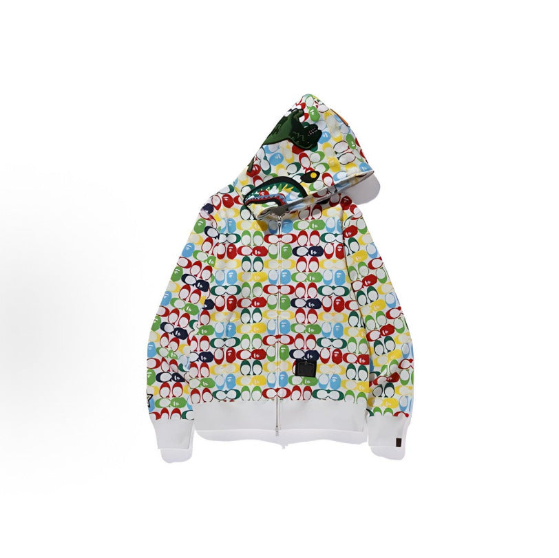 BAPE × COACH Shark Full Zip Hoodie