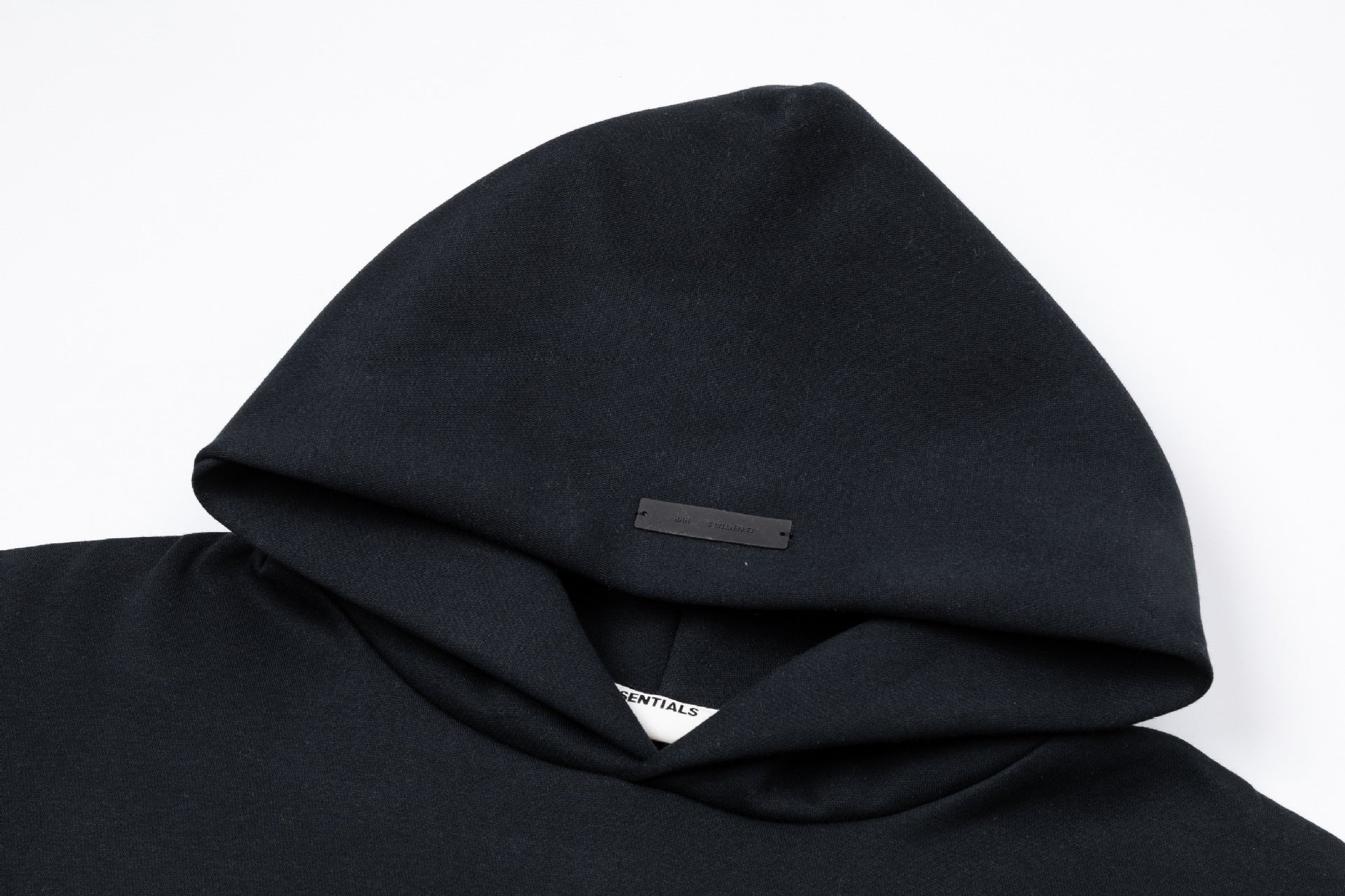 Fear Of God Essentials Rubber Print Letter Pullover Hoodie Unisex