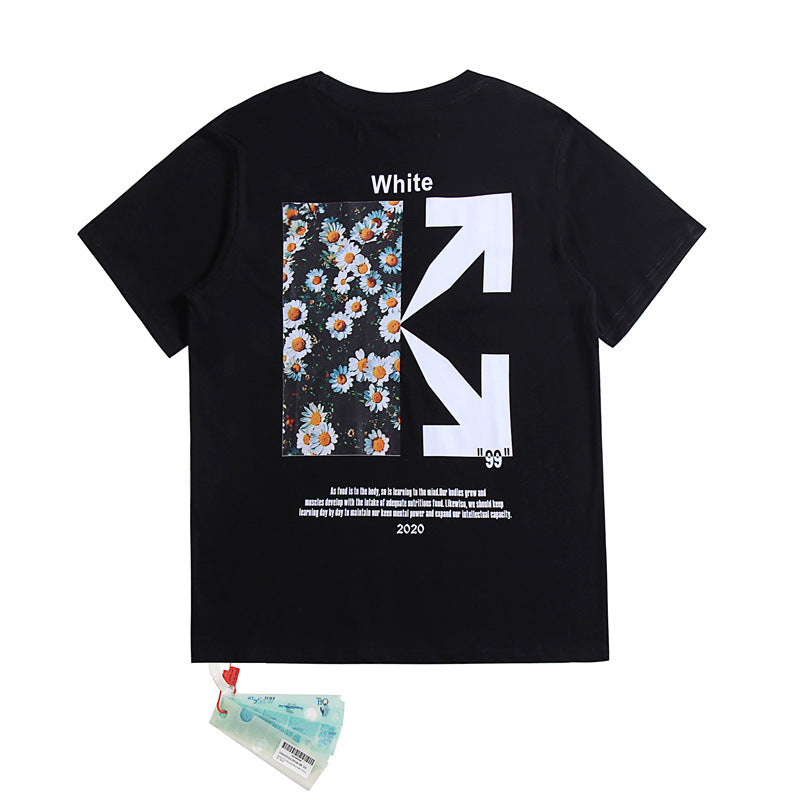 Off-White Arrow Graphic Print Short Sleeve Tee Streetwear Unisex