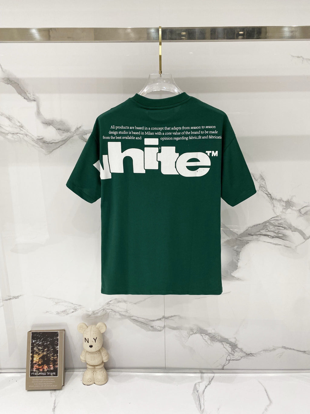 Off-White Large Letter Graphic Crew Neck Short Sleeve T Shirt