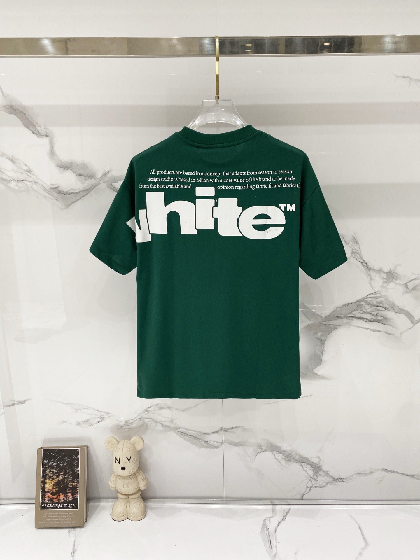 Off-White Large Letter Graphic Crew Neck Short Sleeve T Shirt