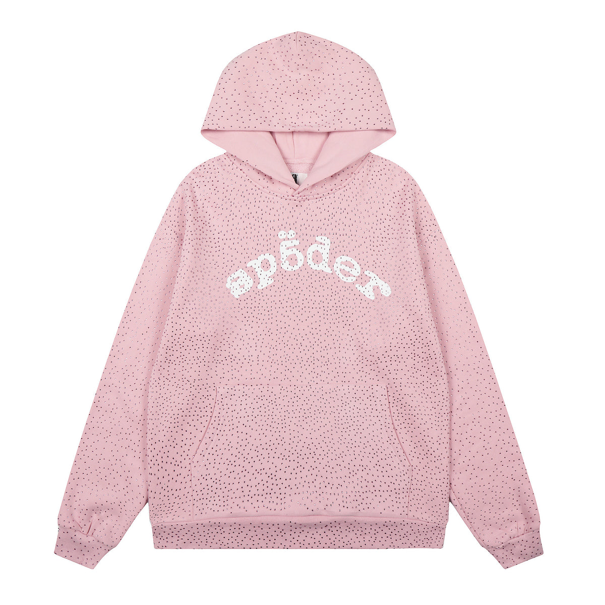 Sp5der VVS Full Rhinestone Hoodie & Sweatpants Tracksuit Set