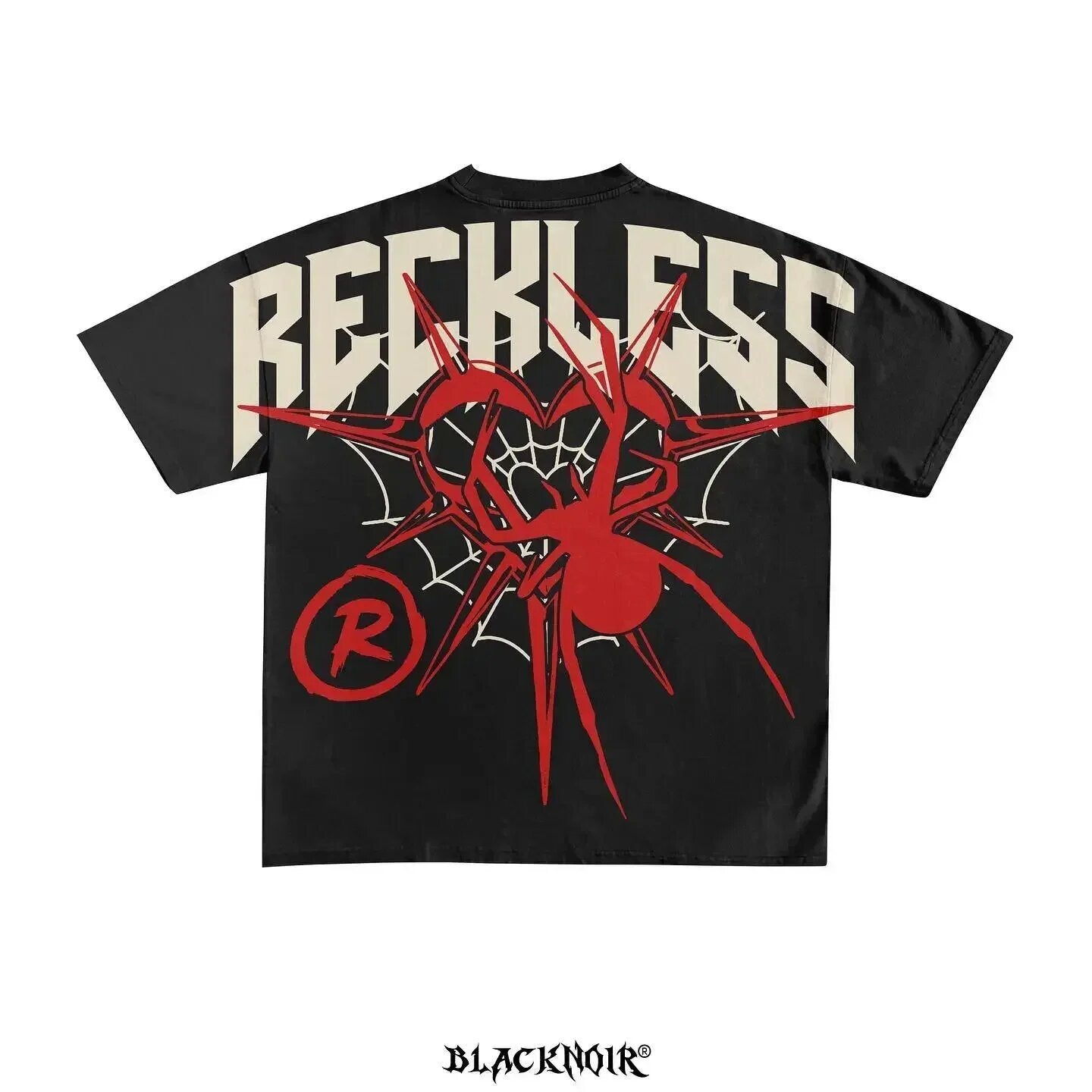 Y2K Punk Gothic Streetwear Grafik Unisex Oversized Baumwoll T-Shirt