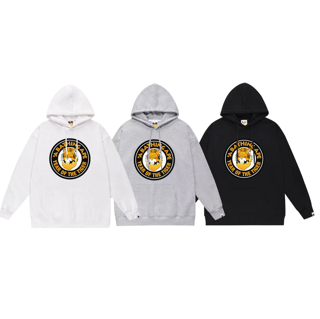 Bape Camo Ape Head Graphic Vintage Washed Oversized Hoodie Streetwear