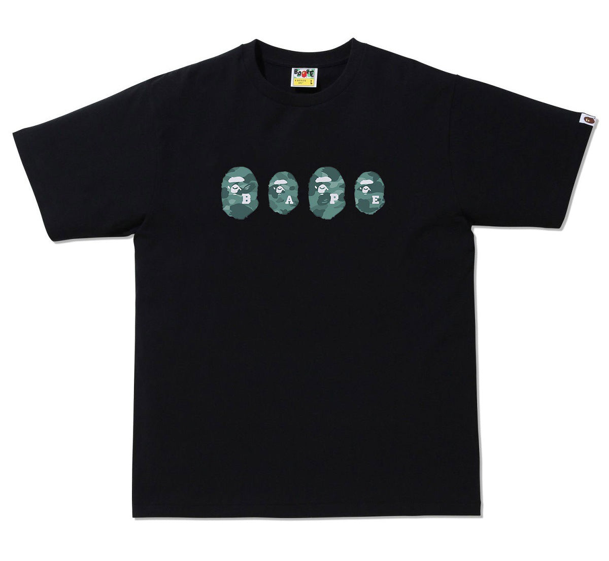 Bape Baby Milo Multi‑Print Graphic Oversized Tee Streetwear Unisex