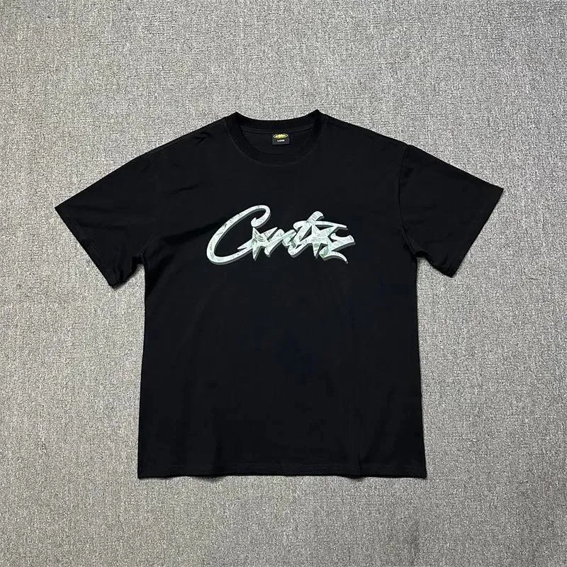 Corteiz Logo Letter Print Crew Neck Short Sleeve T‑Shirt Unisex