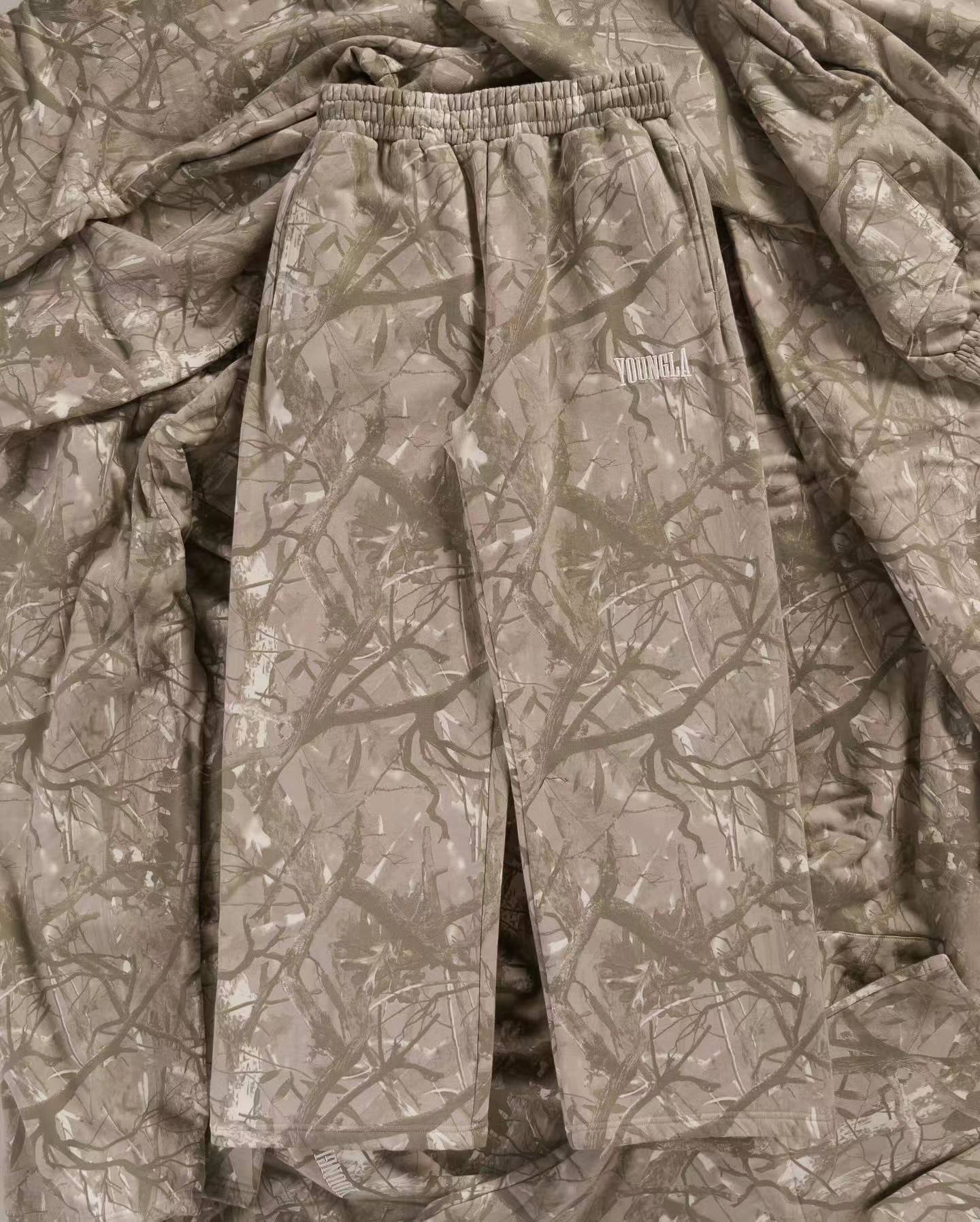 YOUNGLA 2133 Tree Camo Baggy Sweats