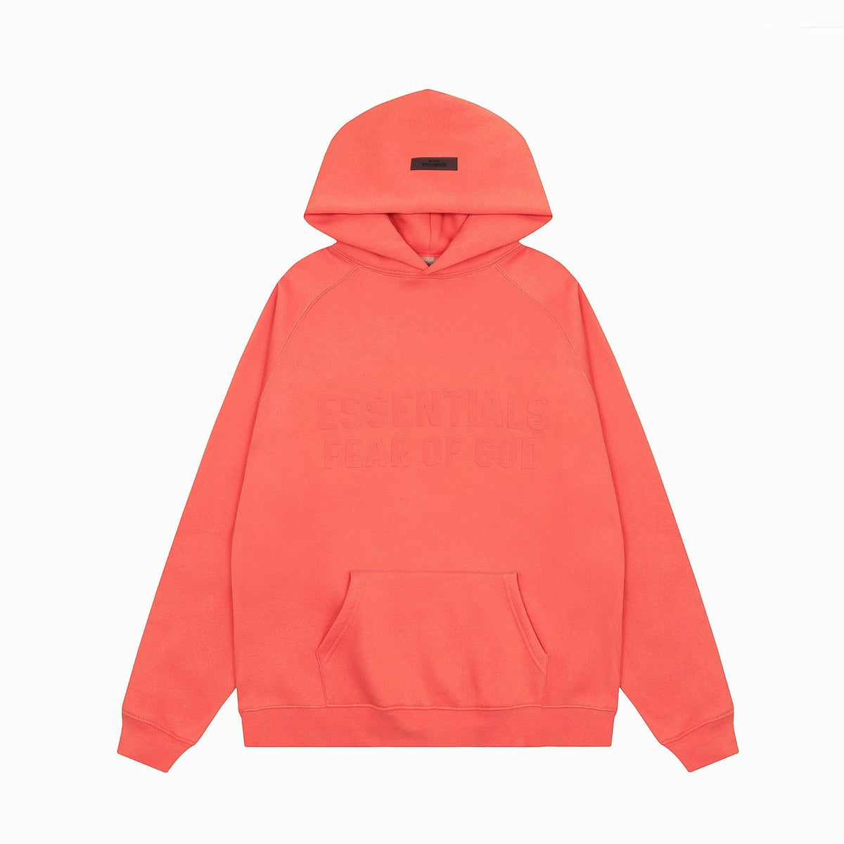 Fear of God ESSENTIALS Flocked Letter Print Oversized Hoodie