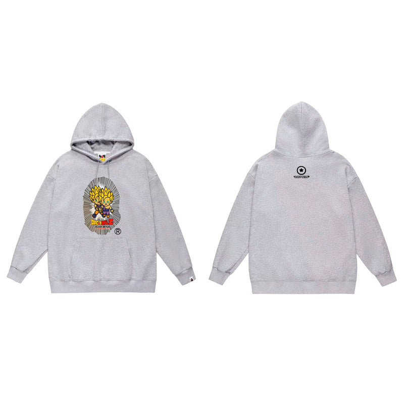 BAPE Ape Head Graphic Hoodie Camo Print Loose Cotton Pullover