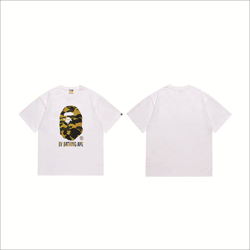 Bape Sakura Floral Graphic Oversized Tee Streetwear Unisex