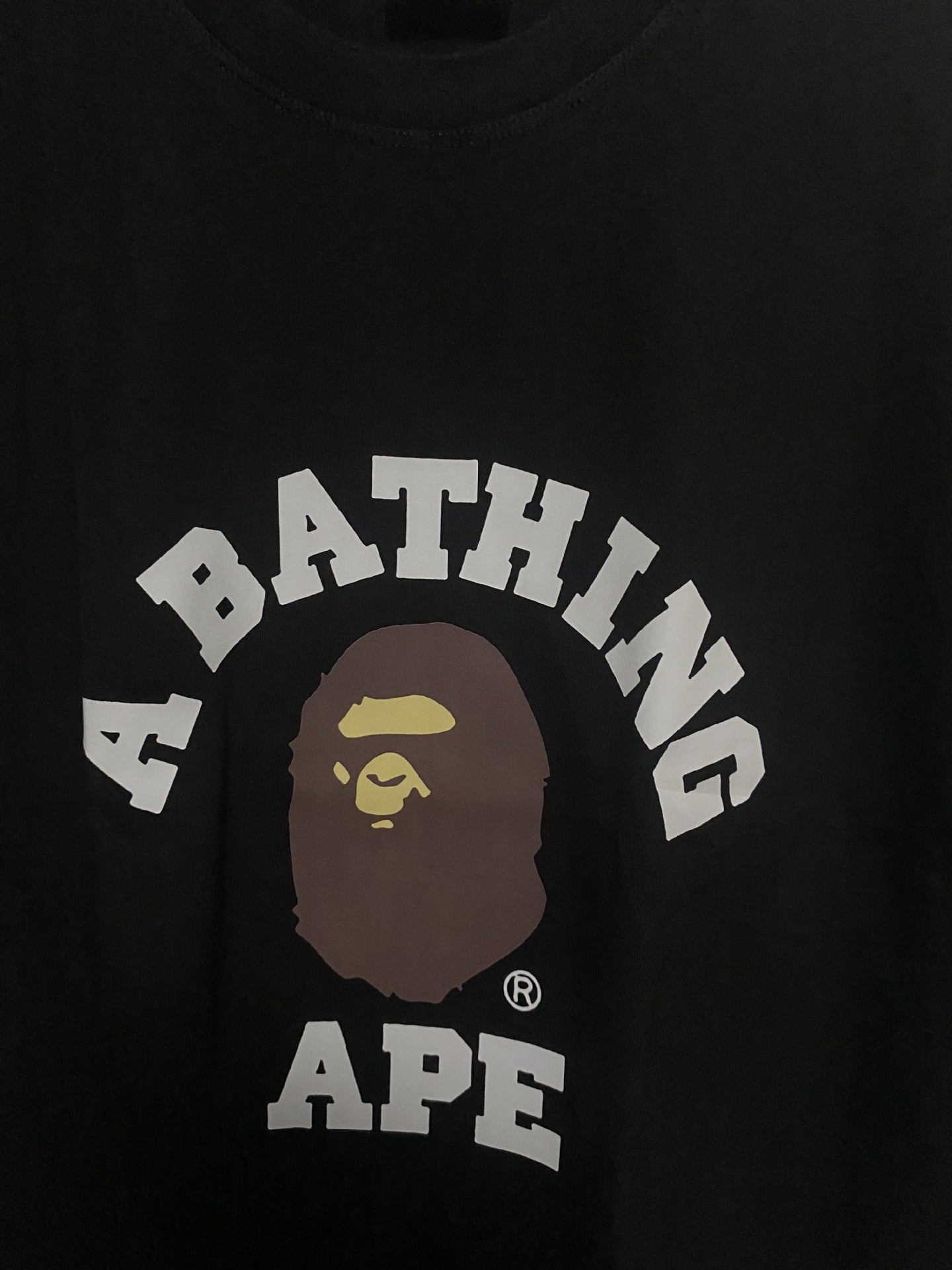 BAPE Ape Head Graphic Print Short Sleeve Tee Streetwear Unisex