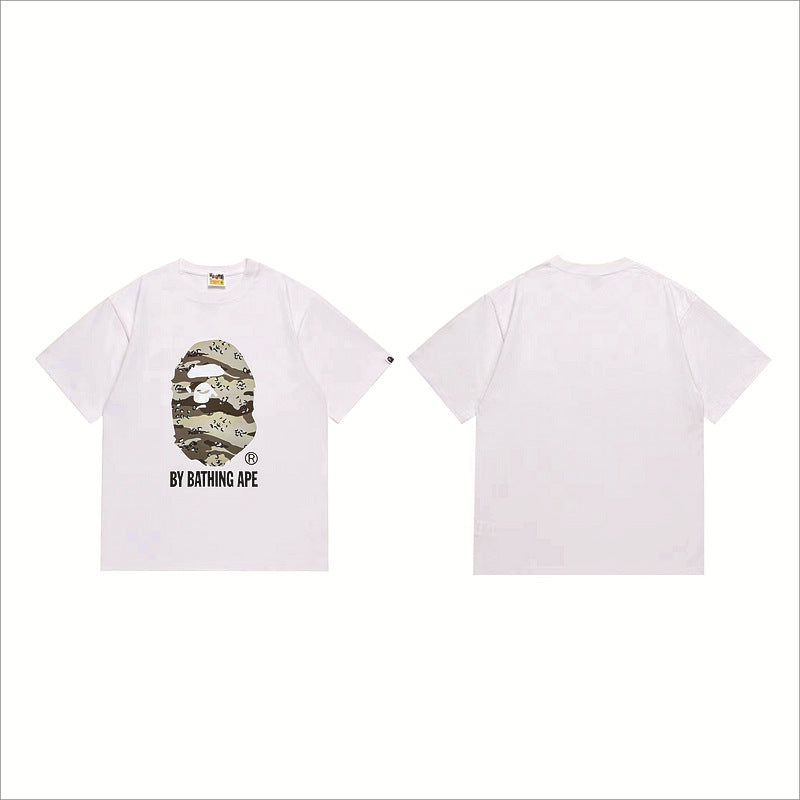 Bape Sakura Floral Graphic Oversized Tee Streetwear Unisex