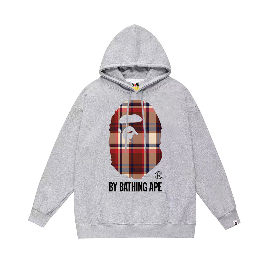 BAPE Hoodie Multi Camo Ape Head Print Street Fleece Pullover