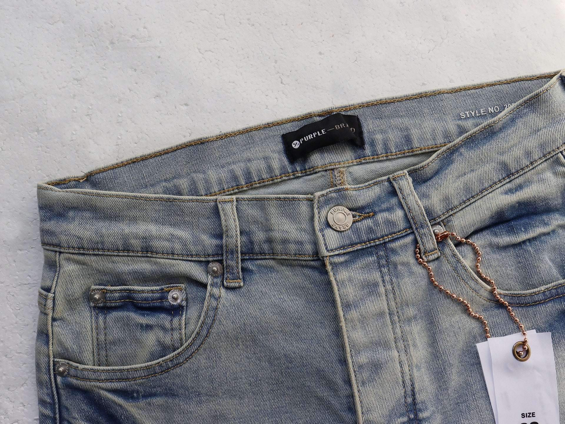 Purple Brand Signature Print Skinny Denim Jeans Unisex