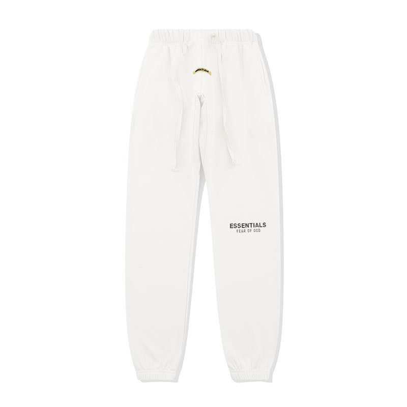 Fear of God ESSENTIALS 3D Reflective Letter Hoodie Pullover sweatpants