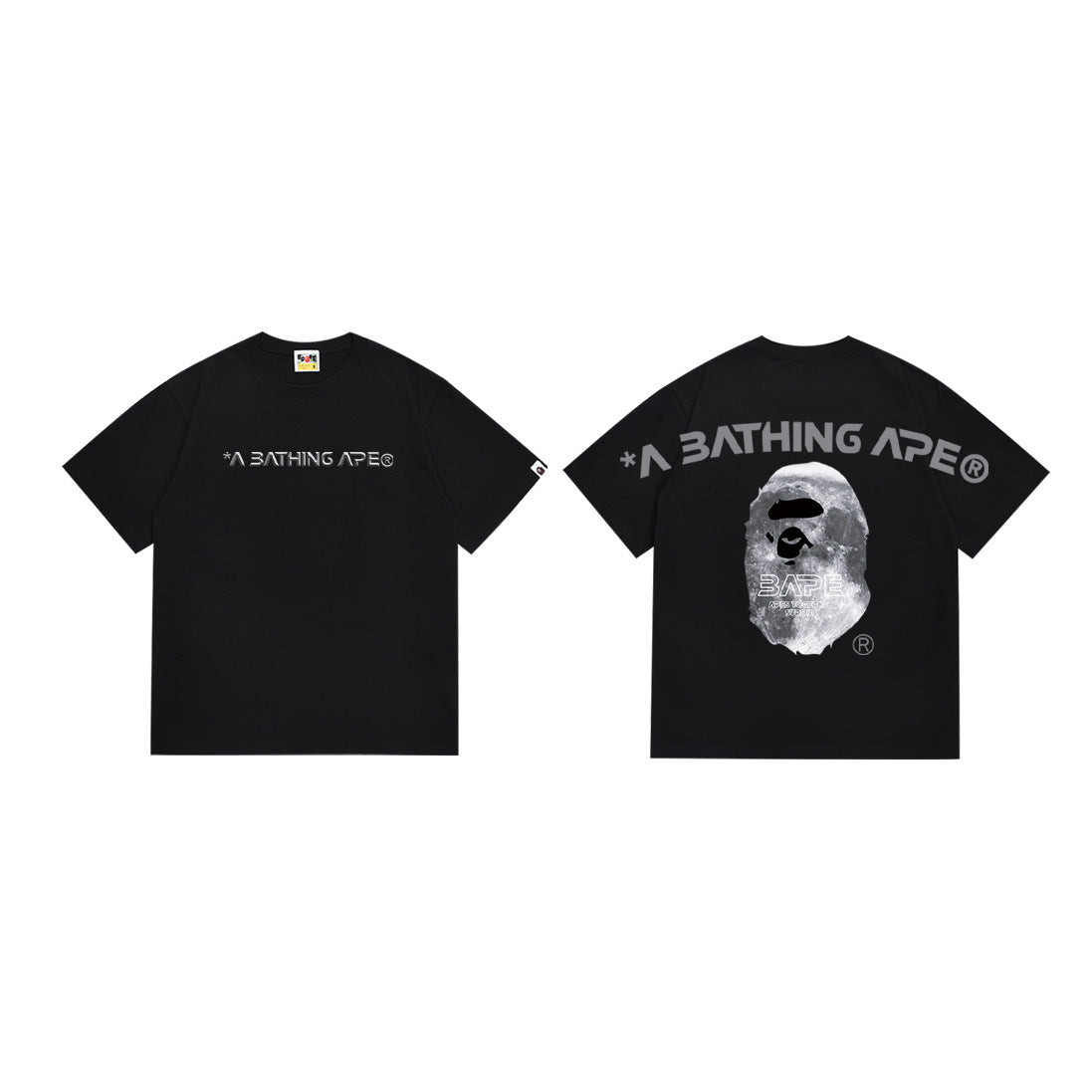 BAPE Camo Ape Head Graphic Print Short Sleeve Tee Streetwear Unisex