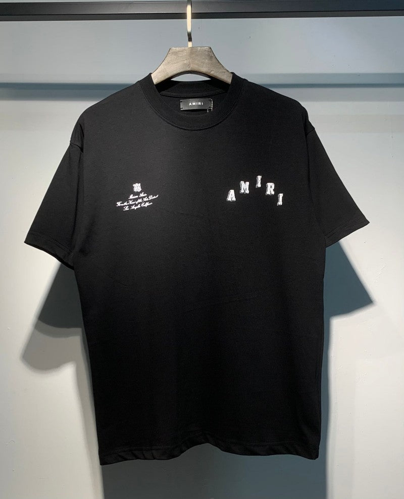 Amiri Multi‑Print Peace Dove Graffiti Oversized Tee Streetwear