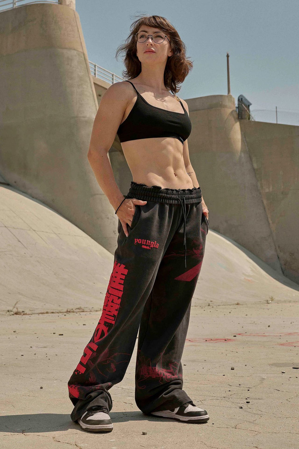 YOUNGLA 2128 AOT© x YLA Baggy Joggers